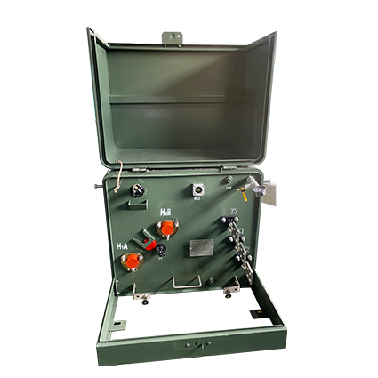 Single-phase American box-type transformer